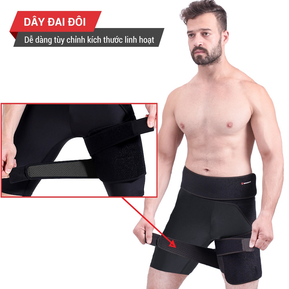 [Mã WABR1512 giảm 12% đơn 99K]Đai bảo vệ đùi, khung chậu, khớp háng GoodFit GF501T