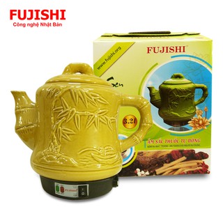 Ấm sắc thuốc điện ⚡FREE SHIP EXTRA ⚡ Fujishi HK-33G - Hàng chính hãng, 2 chế độ nấu