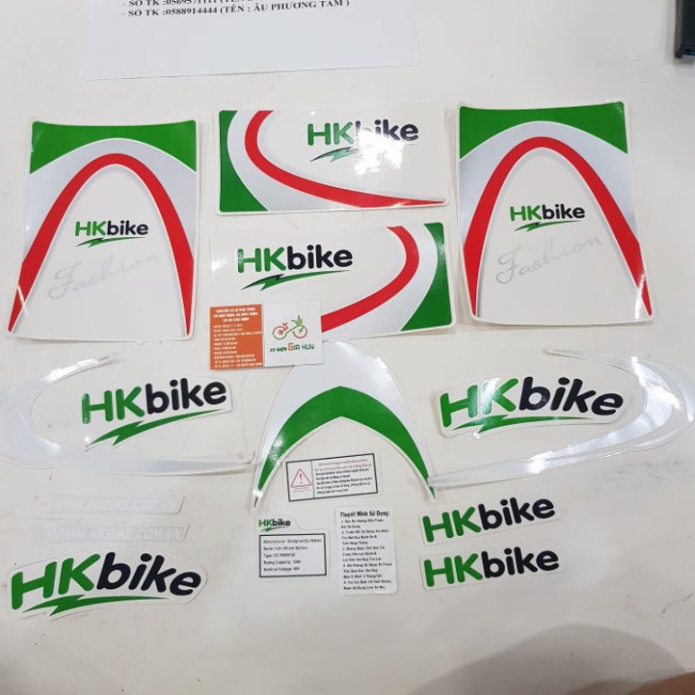 TEM XE ĐẠP ĐIỆN HKBIKE XE ĐẠP ĐIỆN HUY