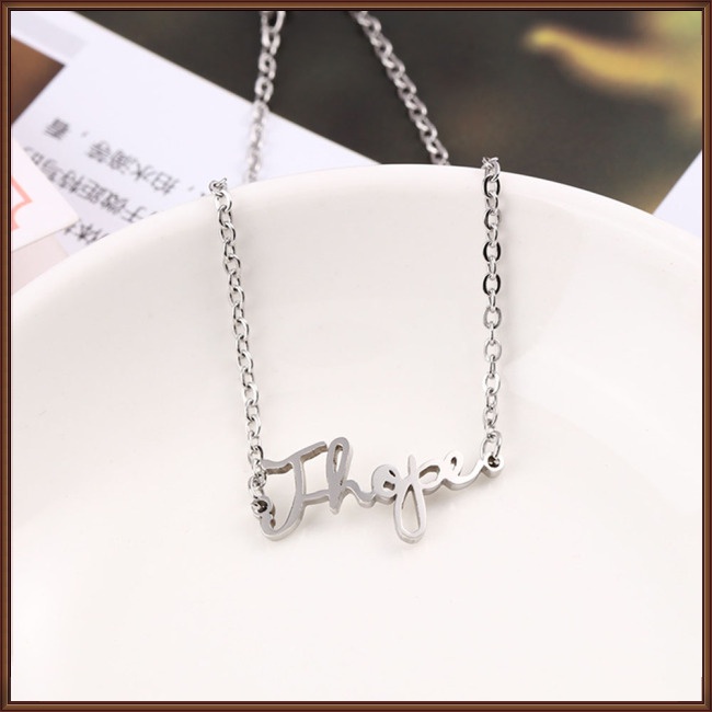 Jaz Vòng Tay Mạ Điện Đơn Giản Họa Tiết Chữ Ký BTS Thời Trang