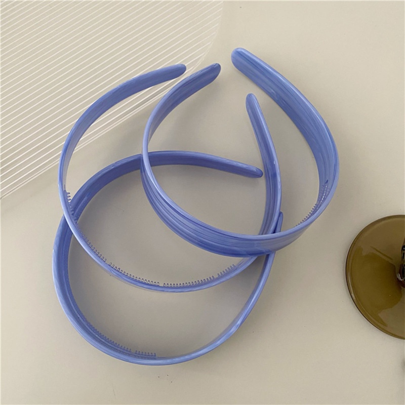 Băng Đô Cài Tóc Acetic Acid Màu Trơn Chống Trượt Thời Trang Cho Nữ