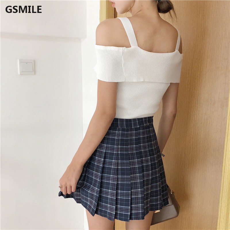 Áo dệt kim không tay màu trơn phong cách Hàn Quốc thời trang cho nữ | BigBuy360 - bigbuy360.vn