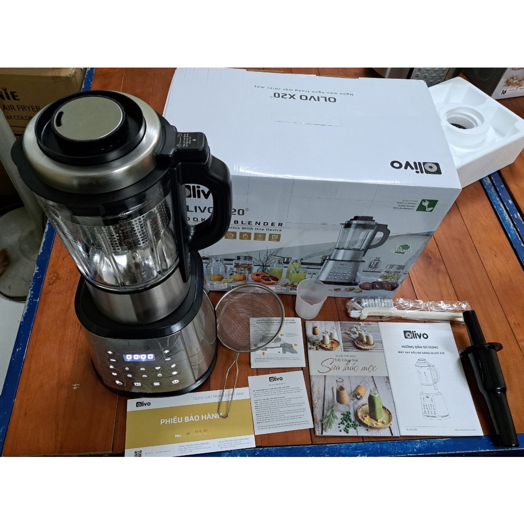 Máy Làm Sữa Hạt OLIVO X20 - Nấu Sữa Hạt, Xay Sữa Hạt, Làm Sữa Thảo Mộc Đa Năng / Unie V8S