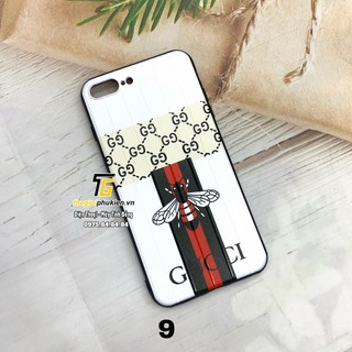Ốp lưng iPhone 7/8 Plus, iPhone 7/8 vân vali in hình cao cấp