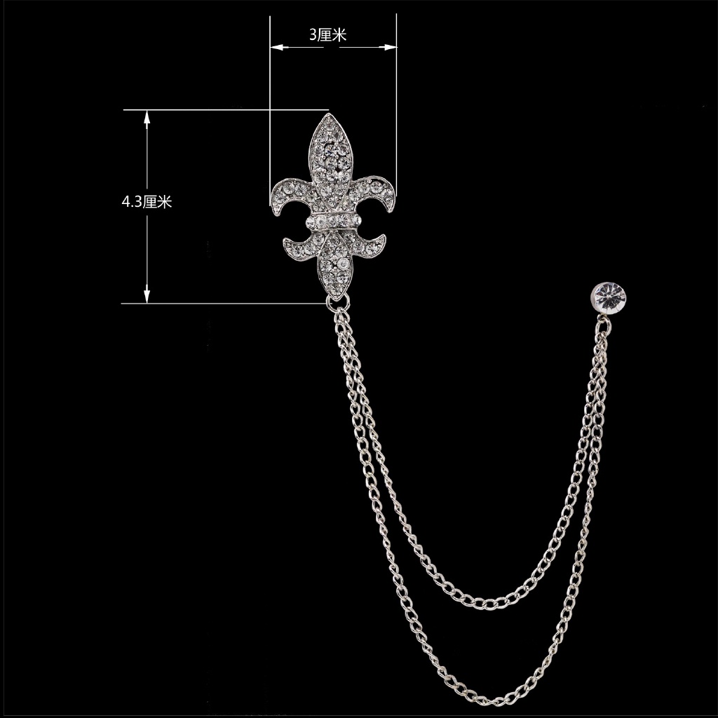 EFAN Ghim Cài Áo Hình Mỏ Neo Phong Cách Vintage Nhật Hàn Cho Nam