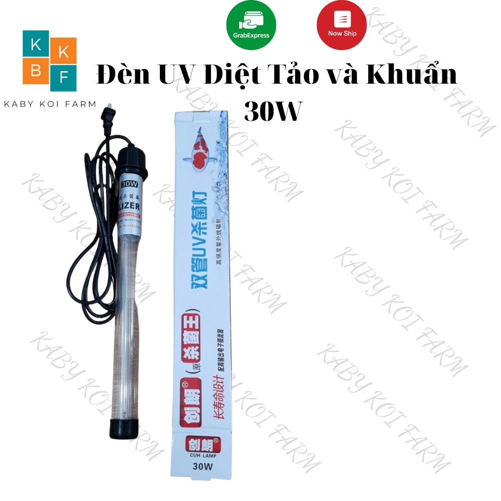 Đèn UV 2 bóng diệt tảo, khuẩn có hại dành cho hồ cá lớn công suất 20W, 30W, 40W