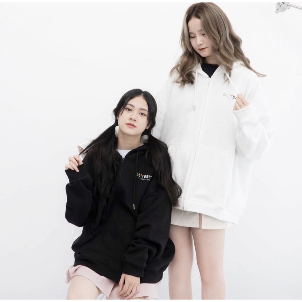 Áo KHOÁC Hoodie CẦU VỒNG OUT.ER Ulzzang Unisex 1hitshop | BigBuy360 - bigbuy360.vn