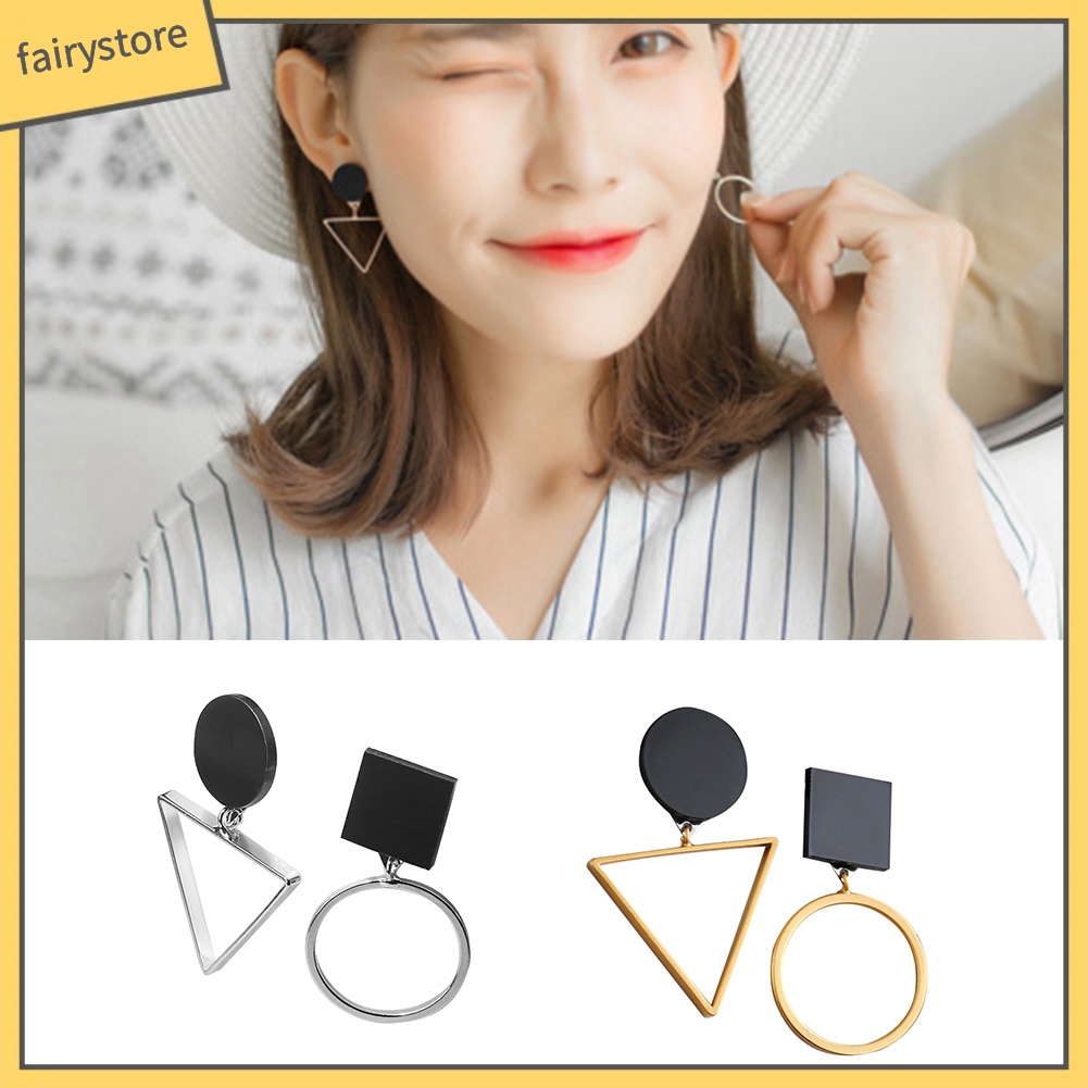 Bông tai hình học thời trang cá tính cho nữ