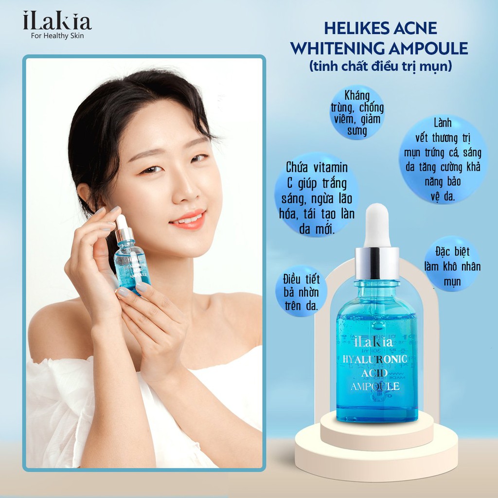 Tinh Chất Serum Dưỡng Ẩm HA  ILAKIA Giúp Căng Bóng Da Phục Hồi, Tái Tạo, Chống Lão Hoá Da - Nhập Hàn | BigBuy360 - bigbuy360.vn