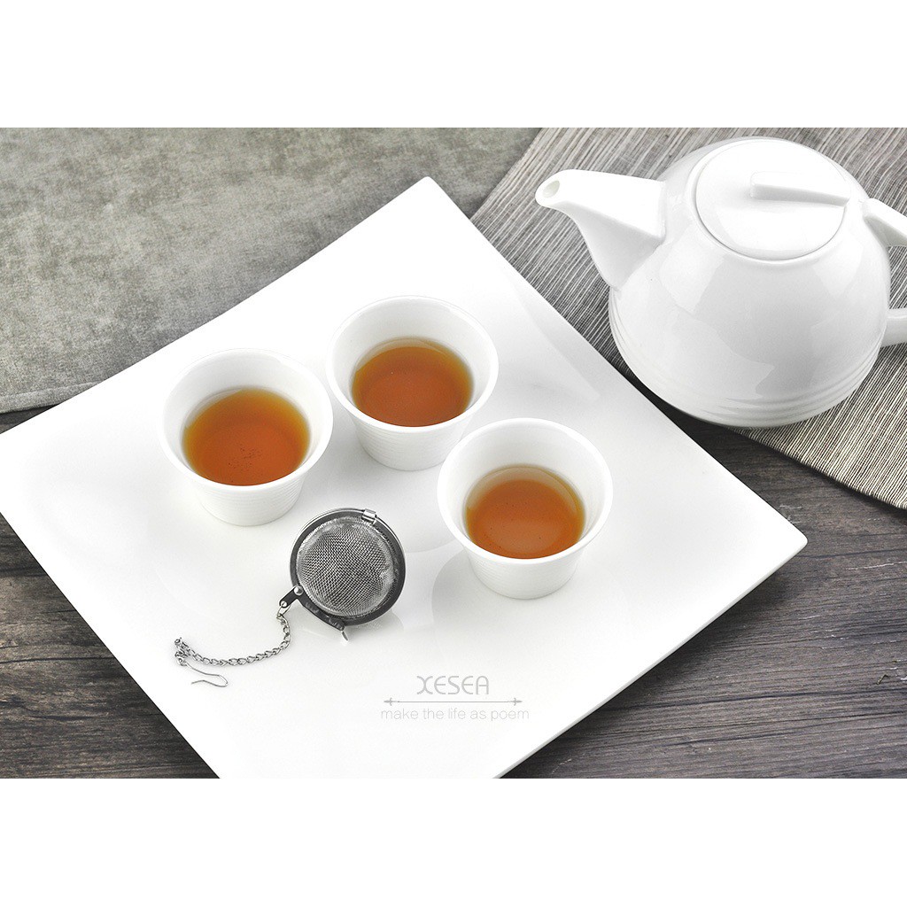 Dụng cụ lọc trà thả ấm inox 304