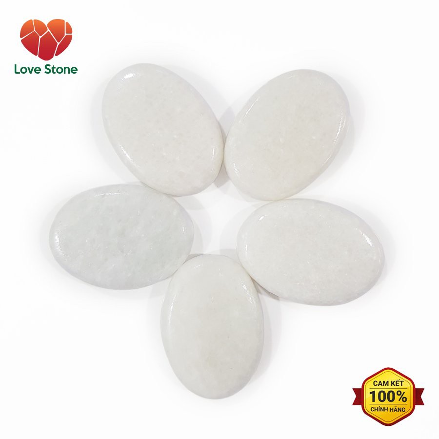 Đá Lạnh Massage Mặt Hinh Oval - Đá Tự Nhiên