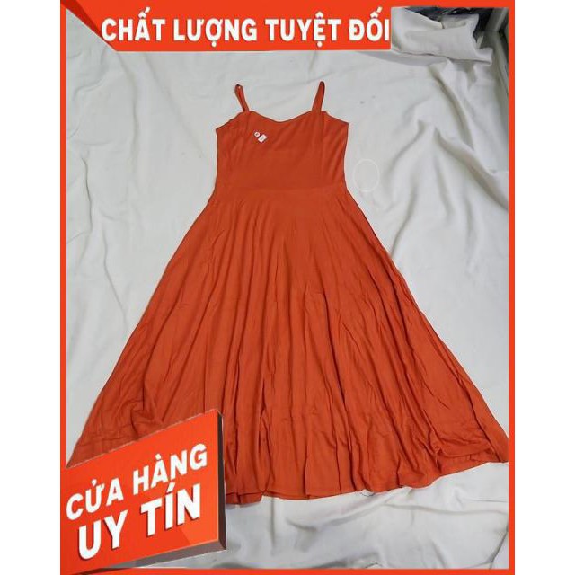 VÁY THUN DÂY XOÈ ĐEN DÁNG DÀI ĐẸP XUẤT SẮC