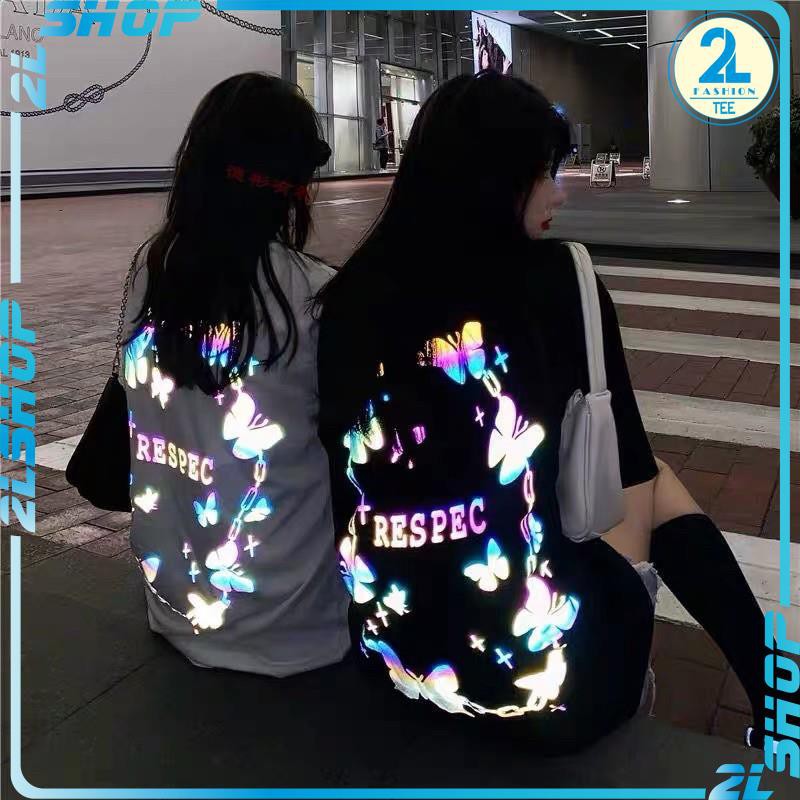 ⚡ Áo thun xích respect phản quang 7 màu