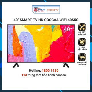 Smart TV Full HD Coocaa 40 inch - Model 40S5C (Đen) - Miễn phí lắp đặt (siêu sale)