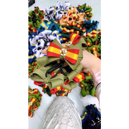 Dây cột tóc quân đội công an