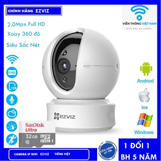 Camera 2m ip wifi ezvis c6n cv246 c6cn 1080p full hd