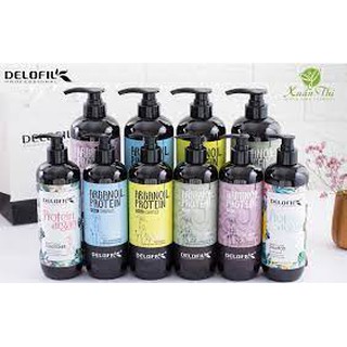 Bộ Dầu Gội Xả Delofil 800ml x2 _ Delofil Dưỡng ẩm Phục Hồi, Delofil Ngăn Ngừa Gầu, Delofil Giữ mầu