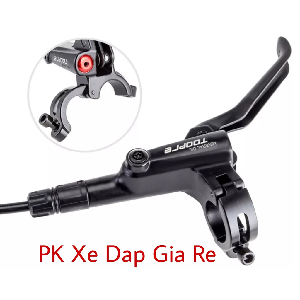 Phanh dầu thủy lực TOOPRE bộ đầy đủ, Bộ phanh đĩa dầu xe đạp TOOPRE cao cấp