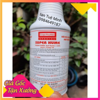 Phân bón lá humic super hume chai 250ml của mỹ hàng loại 1