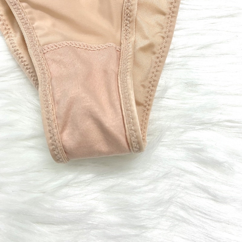 Quần lót vic âu mỹ, quần lót nữ dáng thể thao màu trơn cạp kim tuyến sexy Vic35
