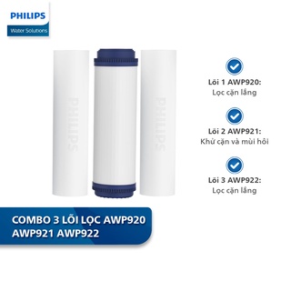 Combo 3 lõi lọc số 1,2,3 AWP920 AWP921 AWP922 dành cho các dòng máy lọc nước Philips ADD8960/70/76/80