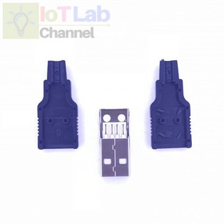 Cổng USB A đực/cái hàn đầu dây