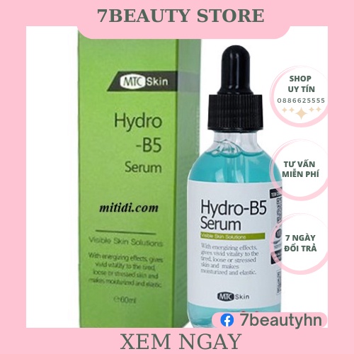 Serum hydro B5 MTC dùng trong spa
