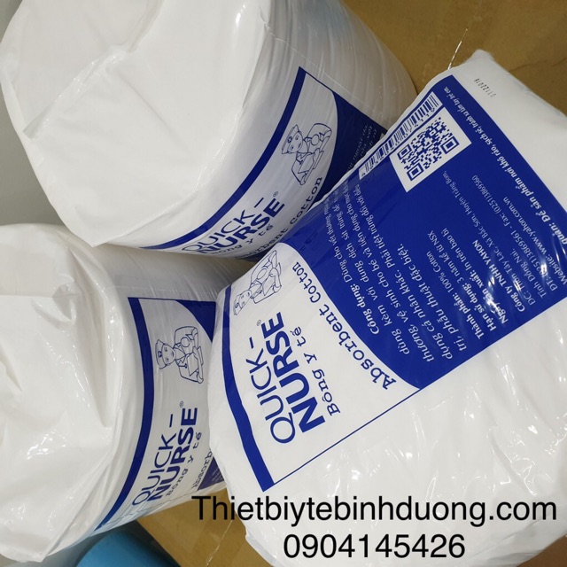 Bông gòn QUICK NURSE y tế 1kg-500gr