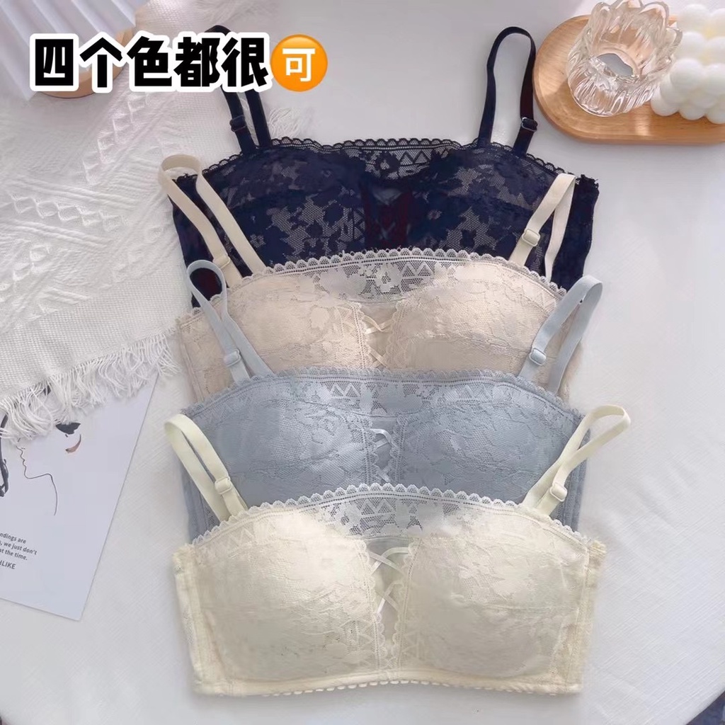 Áo Lót Ống Không Dây Không Gọng Thép Chống Trượt Hỗ Trợ Nâng Ngực Dành Cho Nữ