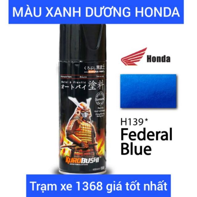 SƠN SAMURAI SƠN XỊT MÀU XANH DƯƠNG HONDA H139