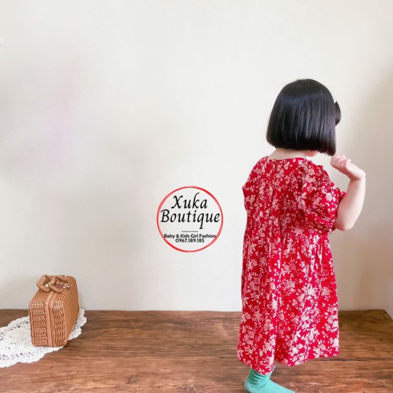 Váy Bé Gái Cộc tay Mùa hè Cho bé 1 - 7 tuổi QCCC đẹp xuất sắc Xuka Boutique