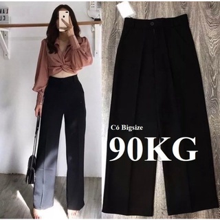 Quần tây ống suông big size 70kg đến 90kg