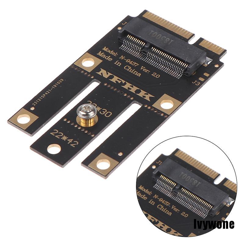 Card Chuyển Đổi Từ M.2 Ngff Sang Mini Pci-E (Pcie + Usb) Cho M.2 Wifi Bluetooth