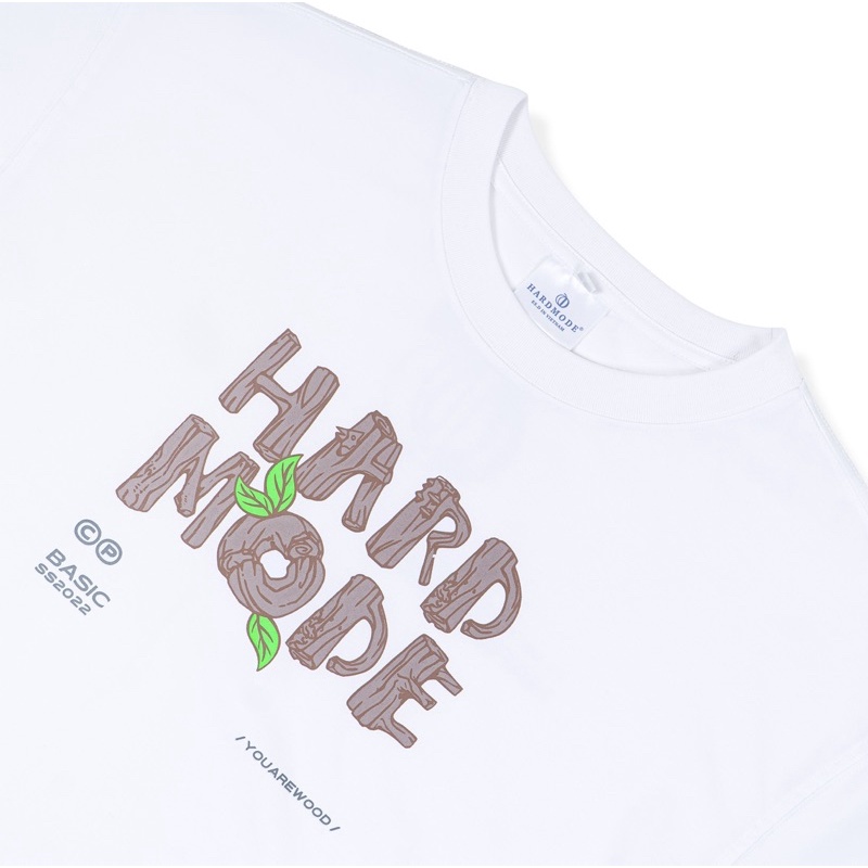 Áo thun nam nữ, Unisex tay lỡ local brand hardmode NATURAL WOOD tee