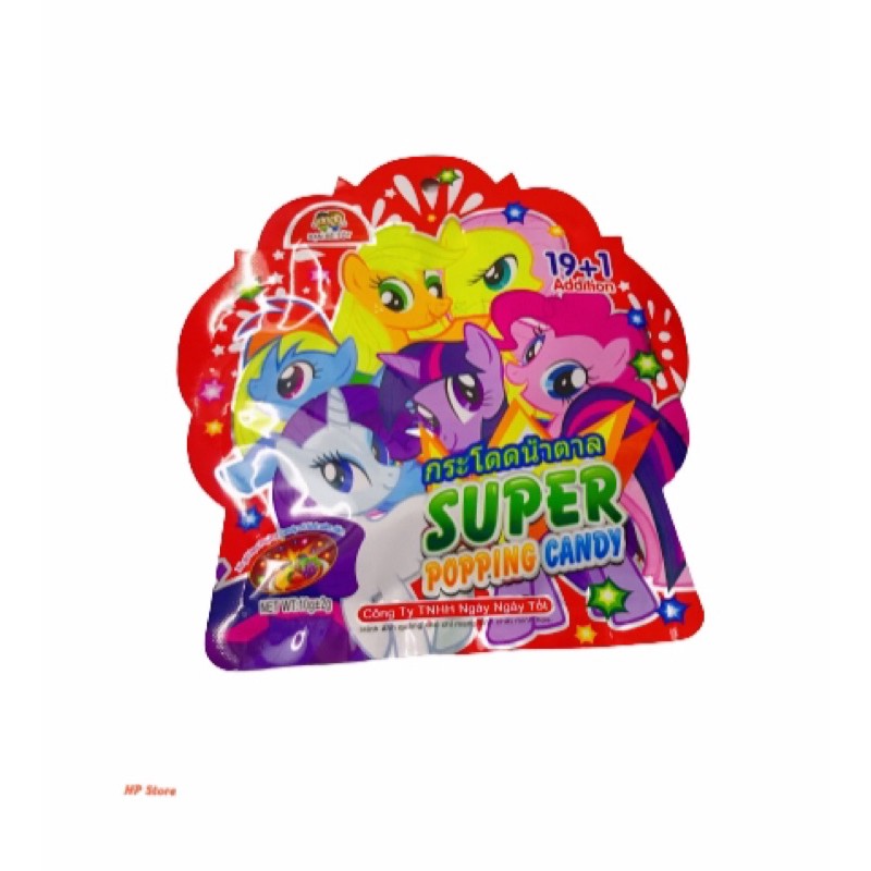 Gói Kẹo Nổ Ngựa Pony Super Popping Candy Thái Lan Ngon Siêu Hot Mới