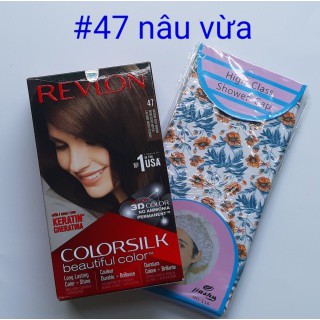 Thuốc nhuộm Revlon Color Silk Beautiful 3D Color số 47 nâu chocolate vừa