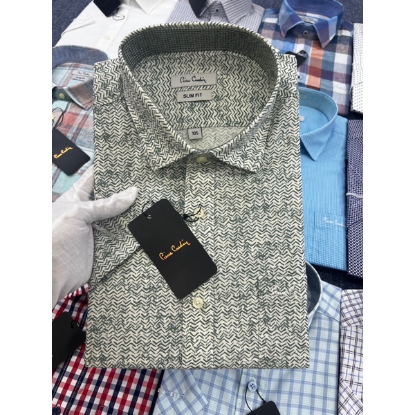 Sơ mi cộc tay nam Pier.re Car.din xuất Hàn