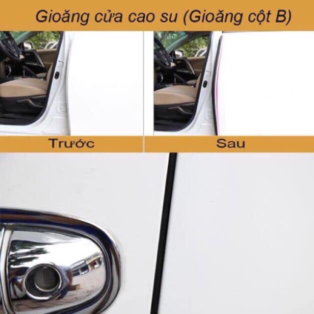 Gioăng cao su cột B lõi thép cho xe ô tô Cách âm, cách nhiệt, chống nước, chống bụi