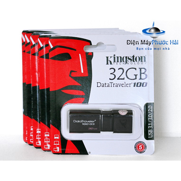 USB 32G 3.0 Kingston DT100G3 – Combo 5 USB