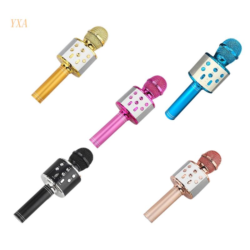 Micro Không Dây YXA Q9 Ws858 Kết Nối Bluetooth Chuyên Dụng Hát Karaoke Cho Điện Thoại