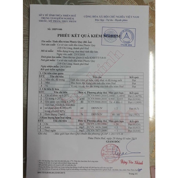 Dầu tràm Phước Quy 85ml , ĐẶC SẢN HUẾ