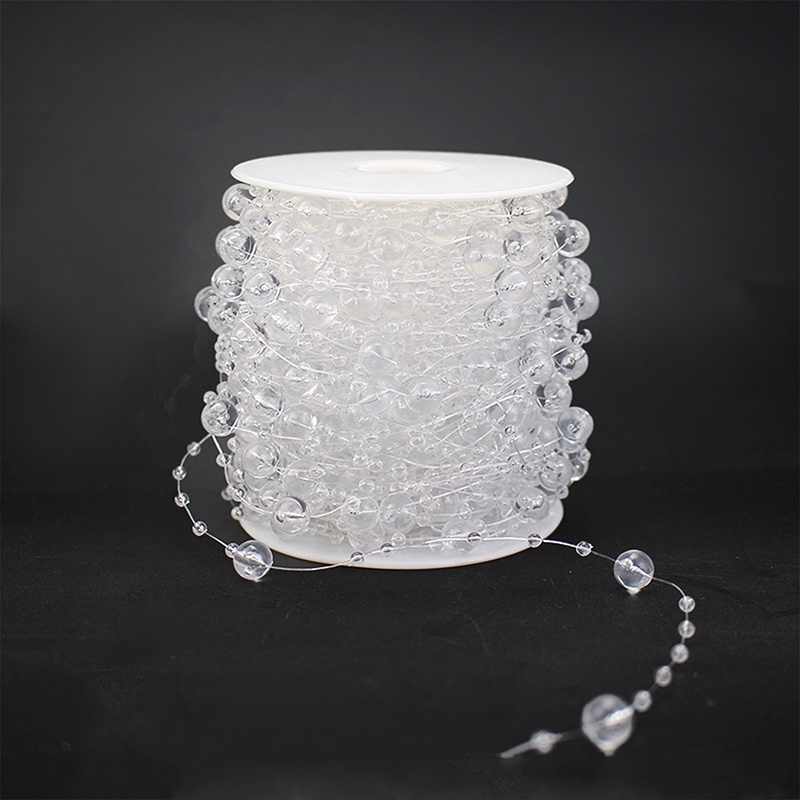 Chuỗi Hạt Ngọc Trai Nhân Tạo 30M 3 8mm Dùng Để Trang Trí Tiệc Cưới