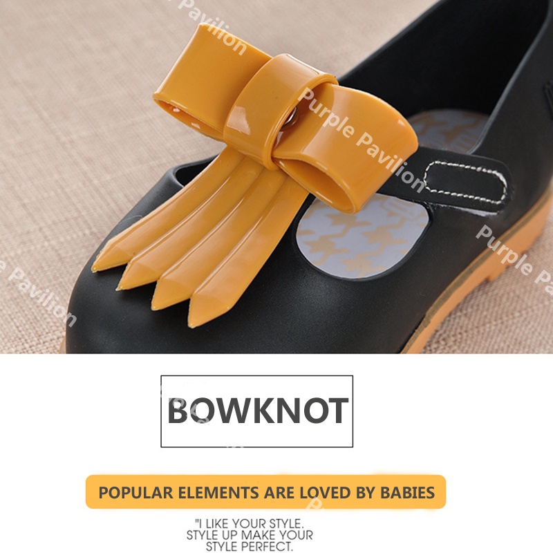 ✿Hàng có sẵn✿ Xăng đan đế mềm đính nơ cho bé gái