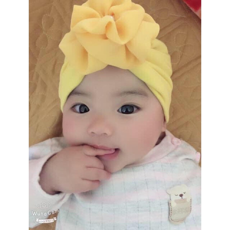 Turban hoa cho bé ( ảnh khách nhí sz 5-10kg)