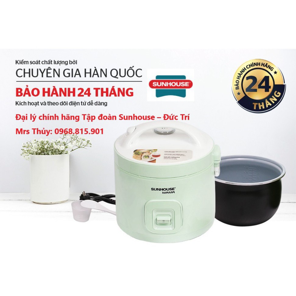 Nồi Cơm điện 1.2L SUNHOUSE MAMA SHD8265B Cao cấp