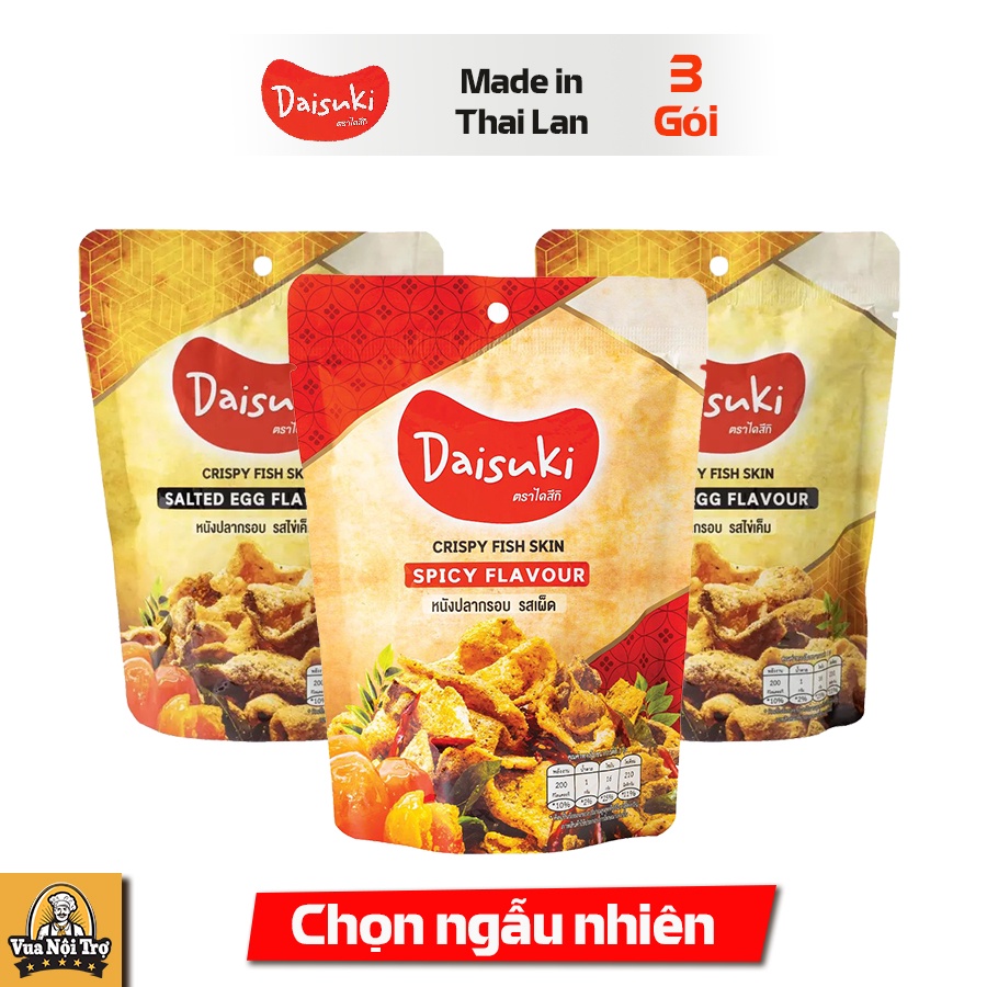 Da cá trứng muối Daisuki Thái Lan