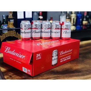 Bia nhập thương hiệu Budweiser 24 lon, 330ml💥tặng túi Slingbag thời trang