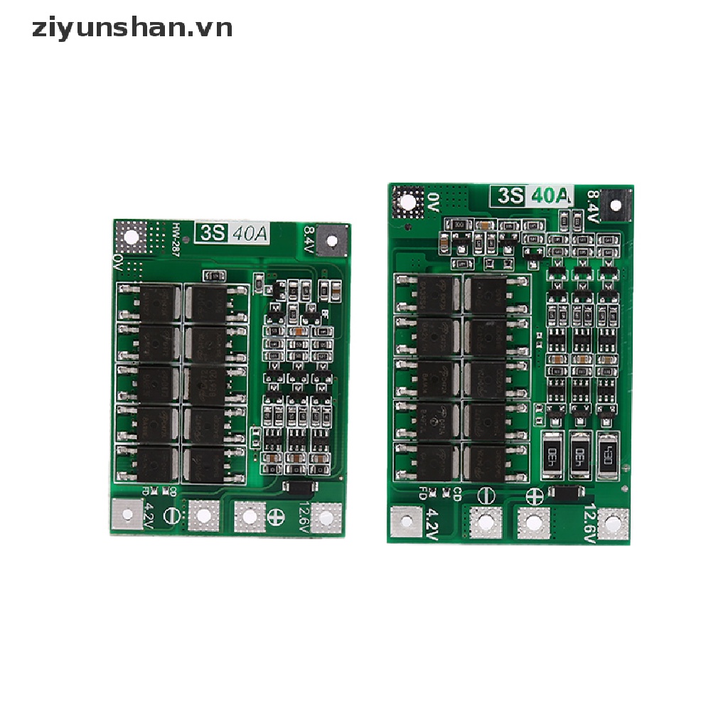 Bảng Mạch Sạc Pin Lithium 18650 3S 40A Li-ion Chuyên Dụng Cho Động Cơ Máy Khoan