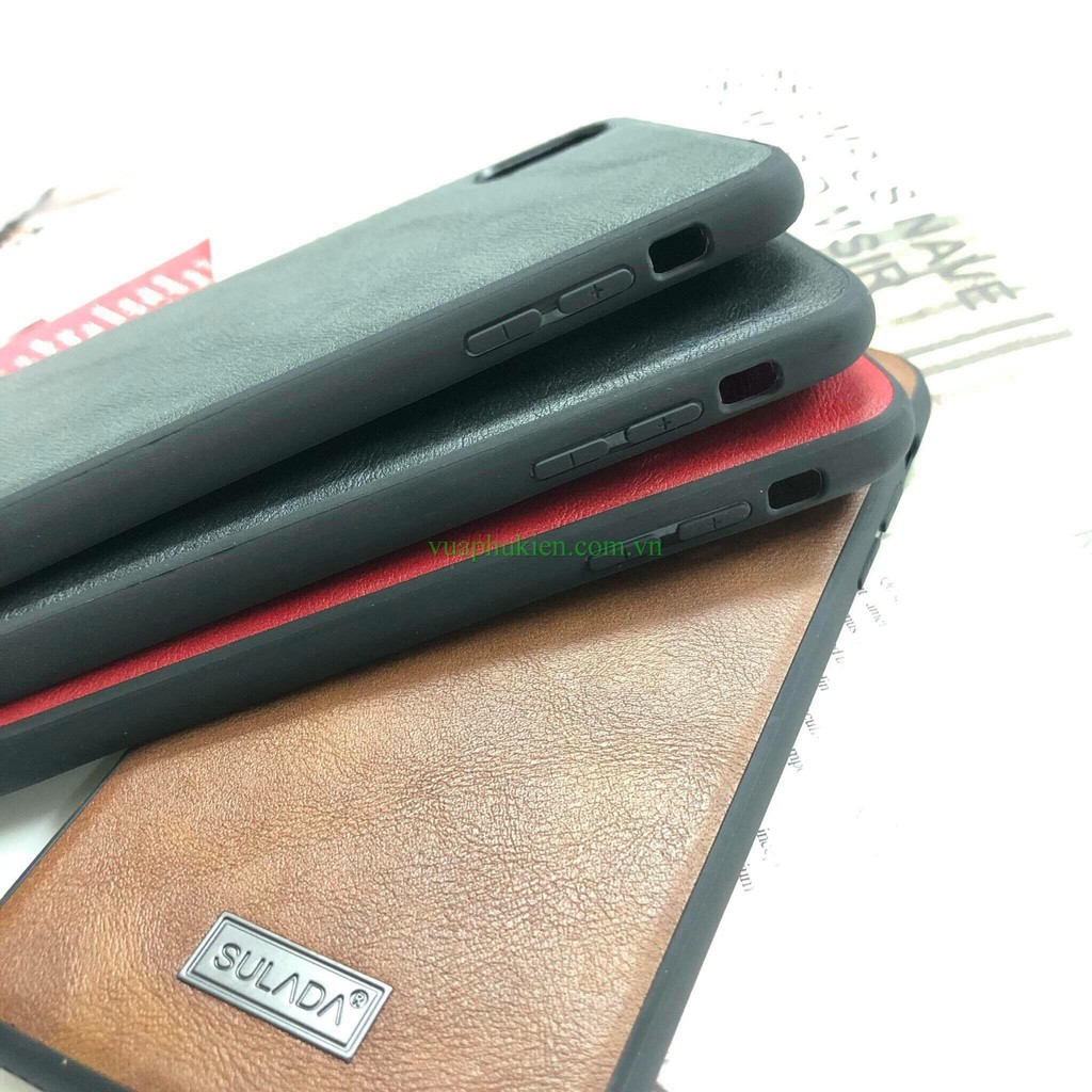 Ốp lưng SULADA da cho iPhone 12/12 Mini/12 Pro/12 Pro Max/11 Pro/11 Pro Max/XS Max/Xr/X/XS da nhập khẩu cao cấp