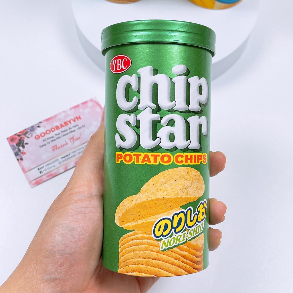 Bánh Snack Khoai Tây,Bim Bim Không Chiên Chip Star 50g (cho bé 1 tuổi trở lên ) Goodbabyvn